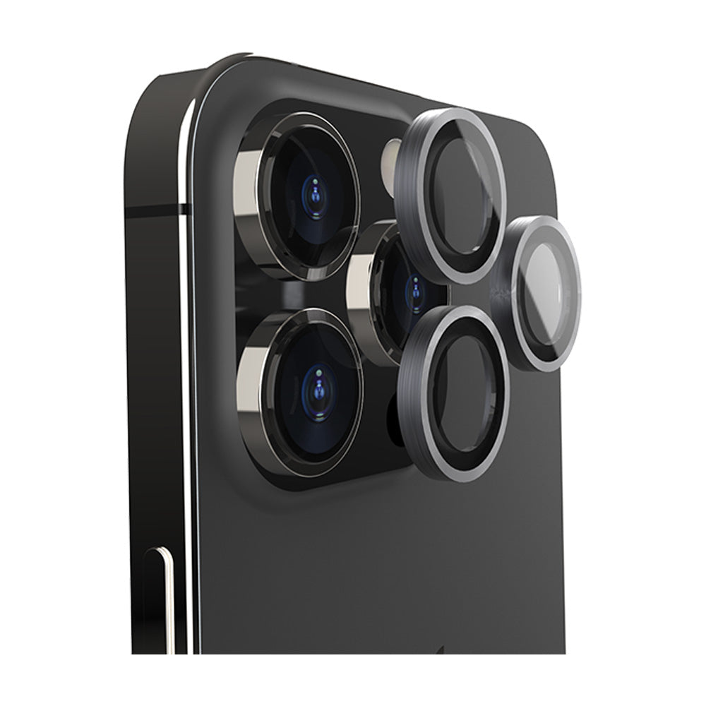 EFM Camera Lens Armour for iPhone 14 Pro & iPhone 14 Pro Max - Carbon