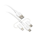 EFM 3-in-1 USB-A Multi-Charging Cable for iPhone, Android & More EFM