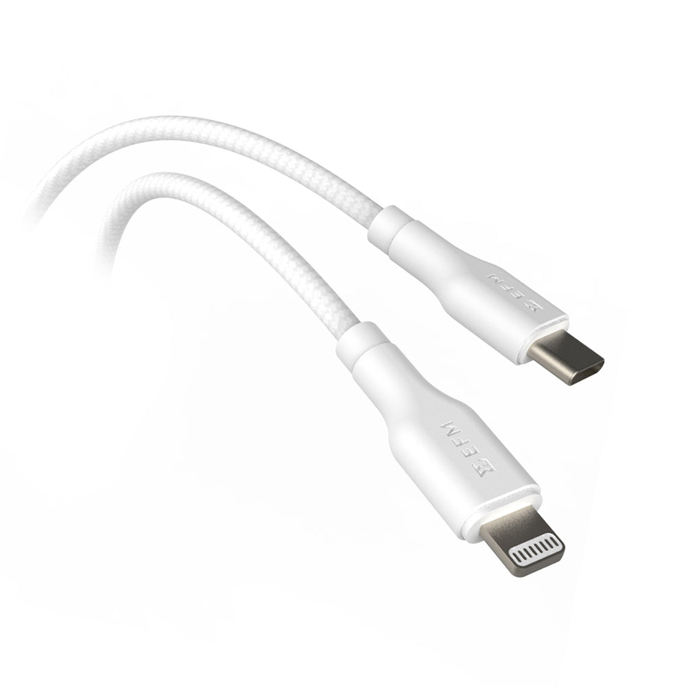 EFM USB-C to Lightning Cable 2M - Fast Charge for iPhone & iPad