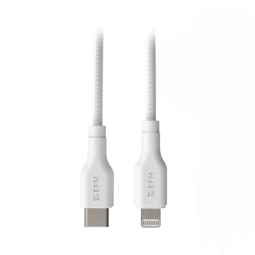 EFM USB-C to Lightning Cable 2M - Fast Charge for iPhone & iPad