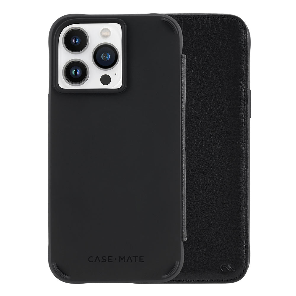 MagSafe Leather Wallet Phone Case with Stand & Card Holder CASE-MATE