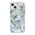 Garden Party Blue MagSafe iPhone Case with Gold Foil - 10ft Protection CASE-MATE