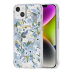Garden Party Blue MagSafe iPhone Case with Gold Foil - 10ft Protection CASE-MATE