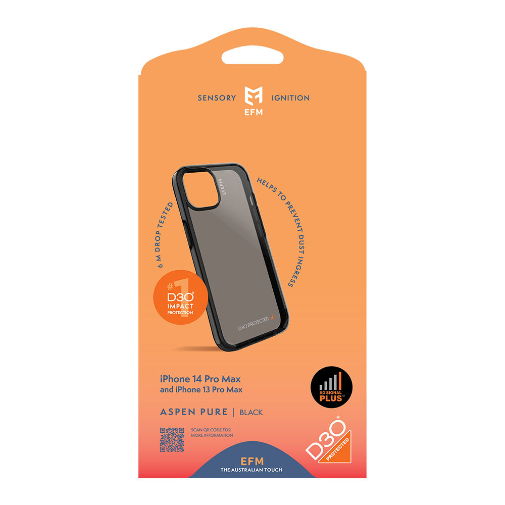 EFM Aspen Pure D3O Signal Plus Clear Phone Case EFM