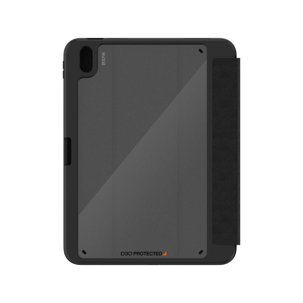 EFM Aspen Folio Armour Case for iPad 10th Gen 10.9 - D3O Protection, Black