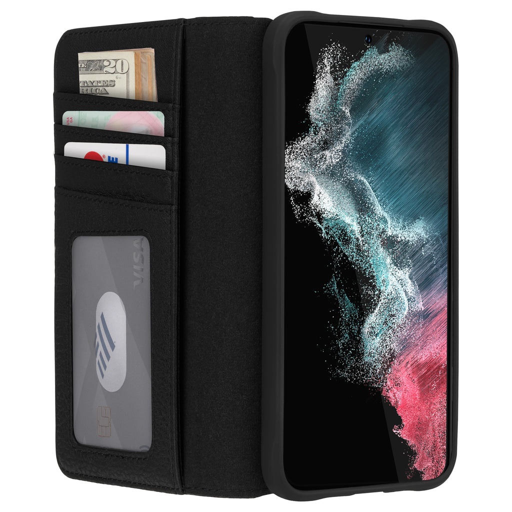 Galaxy S23 Premium Leather Wallet Folio Case with Stand CASE-MATE