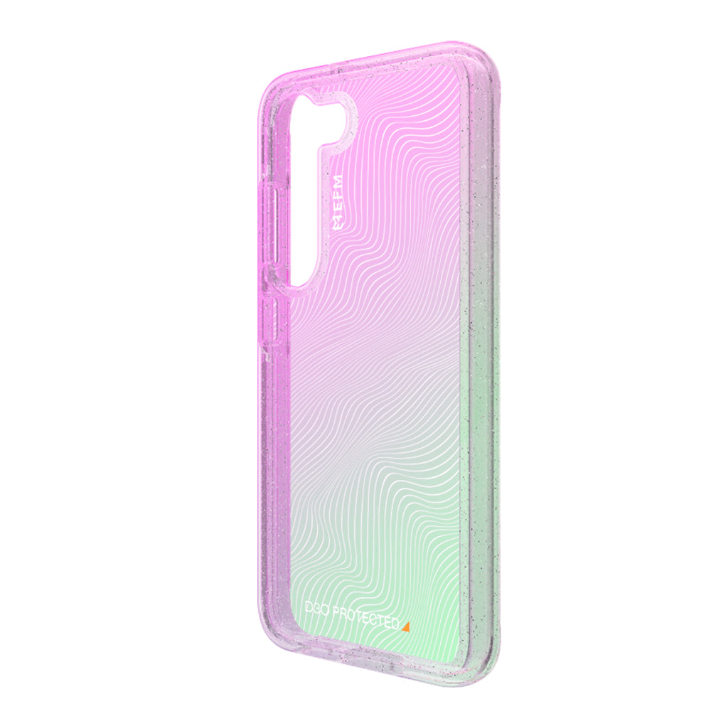 EFM Aspen Case for Samsung S23+ - D3O Crystalex Glitter Pearl