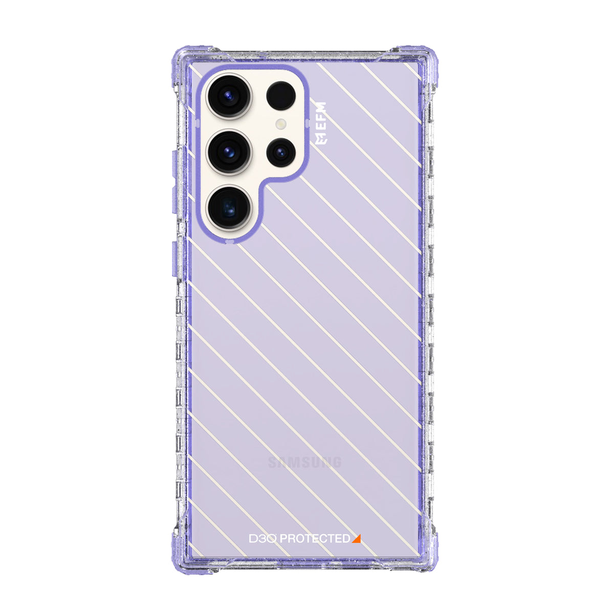 EFM Dakar Case Armour with D3O Crystalex for Samsung Galaxy S23 Ultra - Violet (EFCARSG284VIO)
