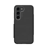EFM Monaco Case Armour with ELeather and D3O 5G Signal Plus Technology for Samsung Galaxy S23+ - Black / Space Grey