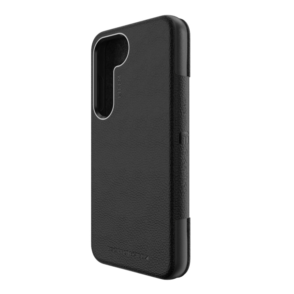 EFM Monaco D3O ELeather Armour Case for Samsung S23+ - Black/Space Grey