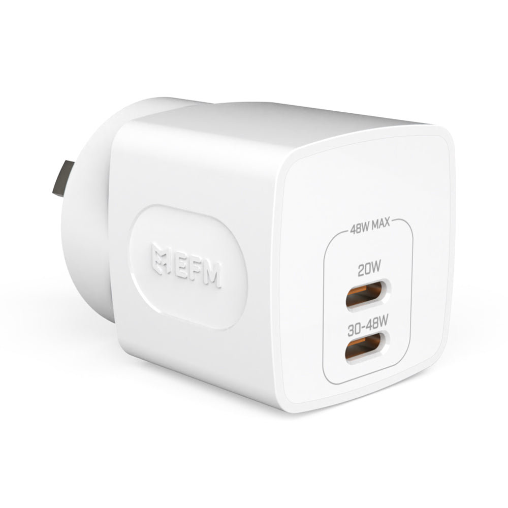 EFM 48W GaN Wall Charger: Fast Power Delivery & PPS Charging