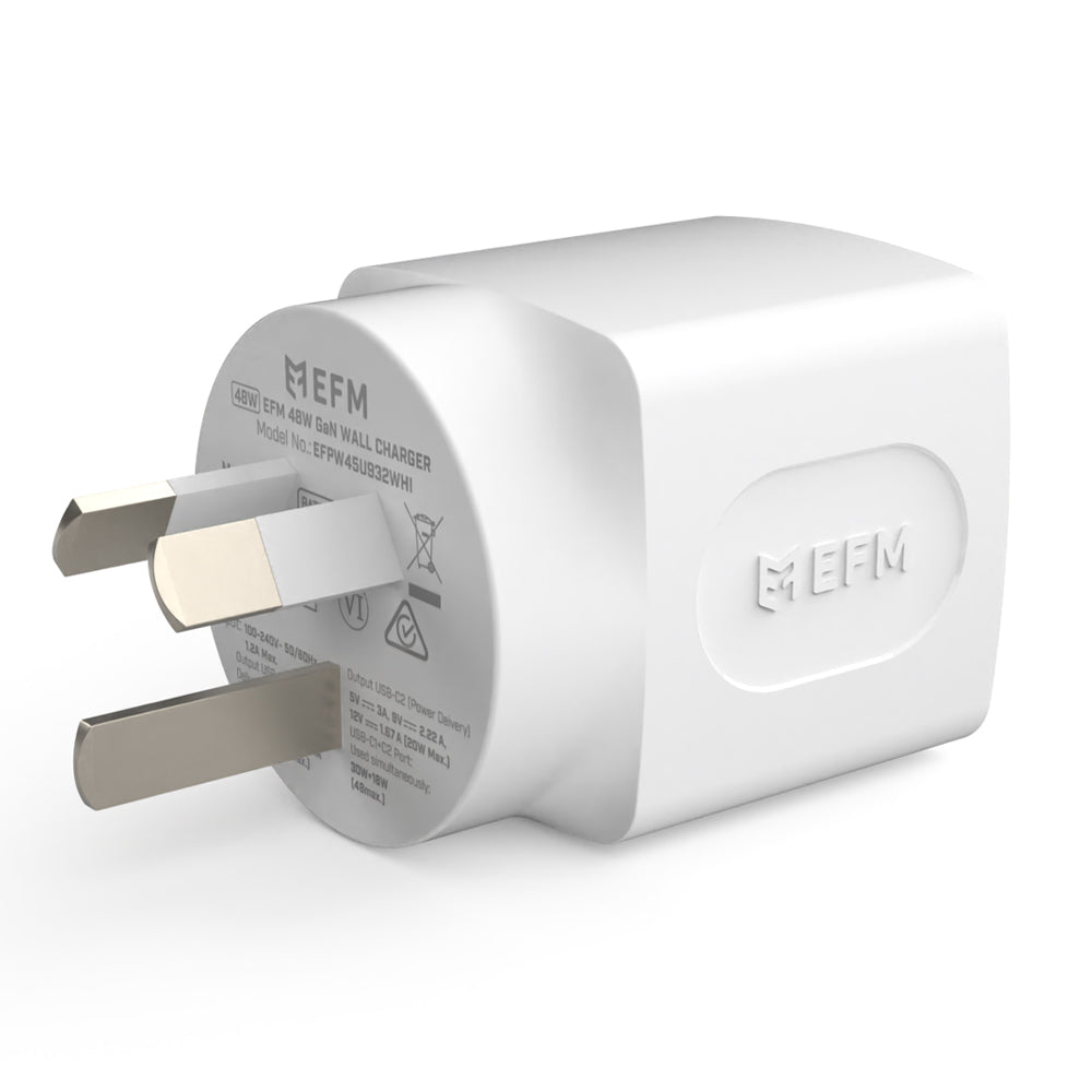 EFM 48W GaN Fast Wall Charger - Compact & Efficient EFM