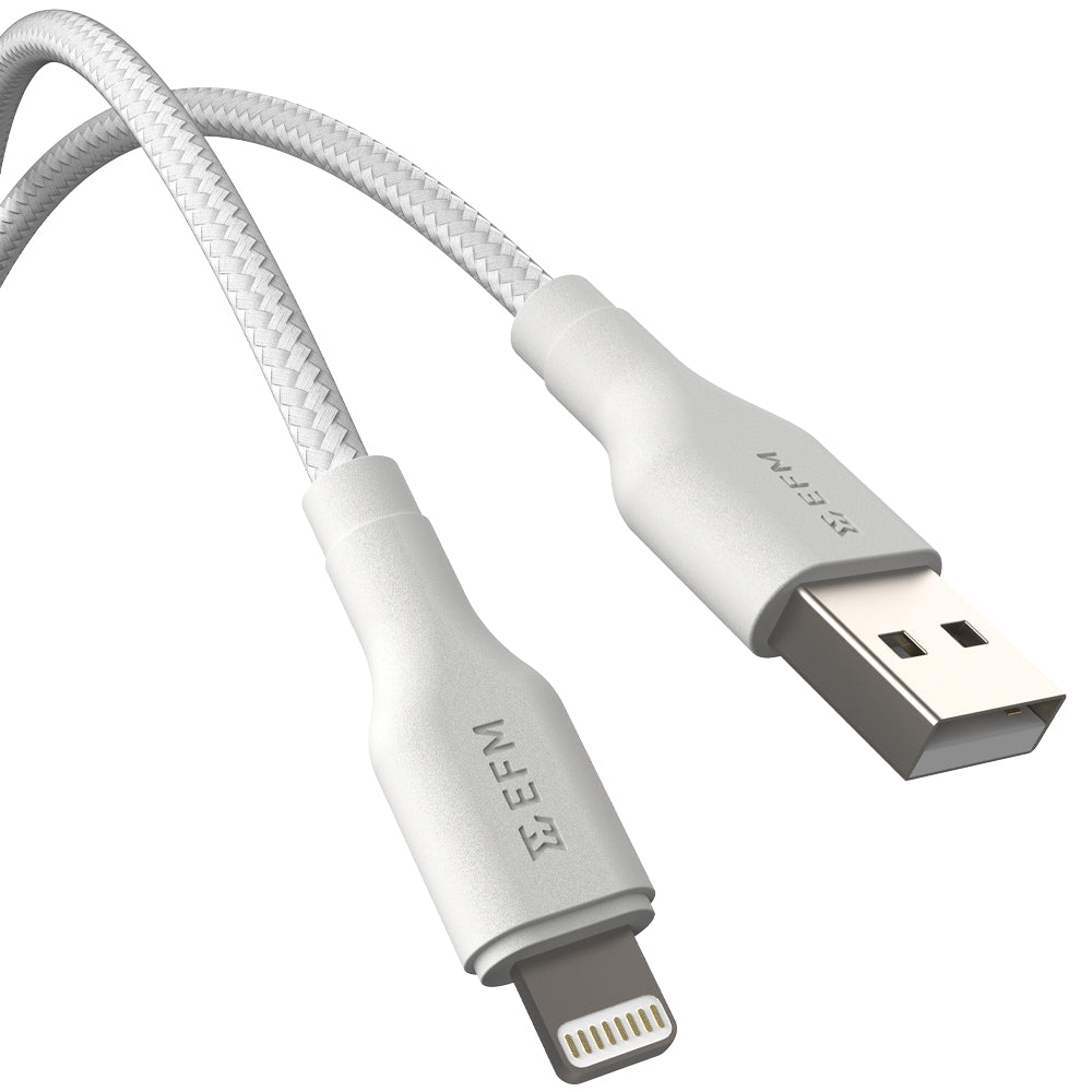 EFM 2M Braided Lightning Cable - Charge & Sync Your iPhone EFM