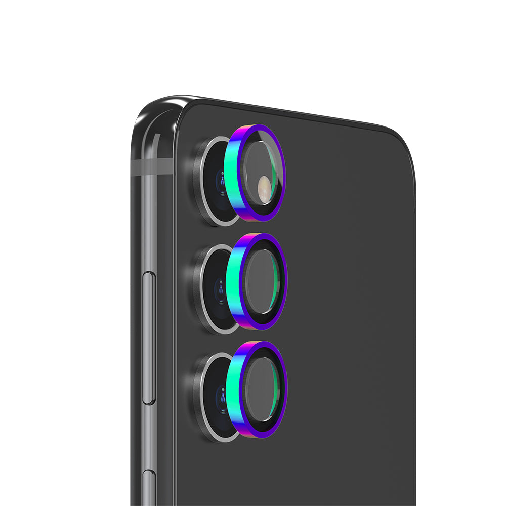 EFM Camera Lens Screen Armour for Samsung Galaxy S23+ & Samsung Galaxy S23 - Rainbow