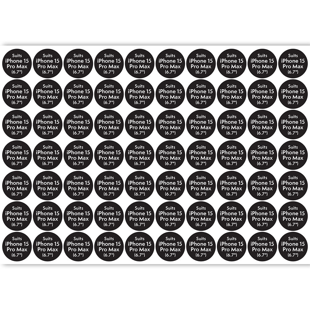 iPhone 15 Pro Max ATOL Circle Compatibility Stickers (70pcs) FORCE