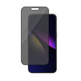 EFM Privacy Glass Screen Armour for iPhone 15 Pro Max - Black Transparent