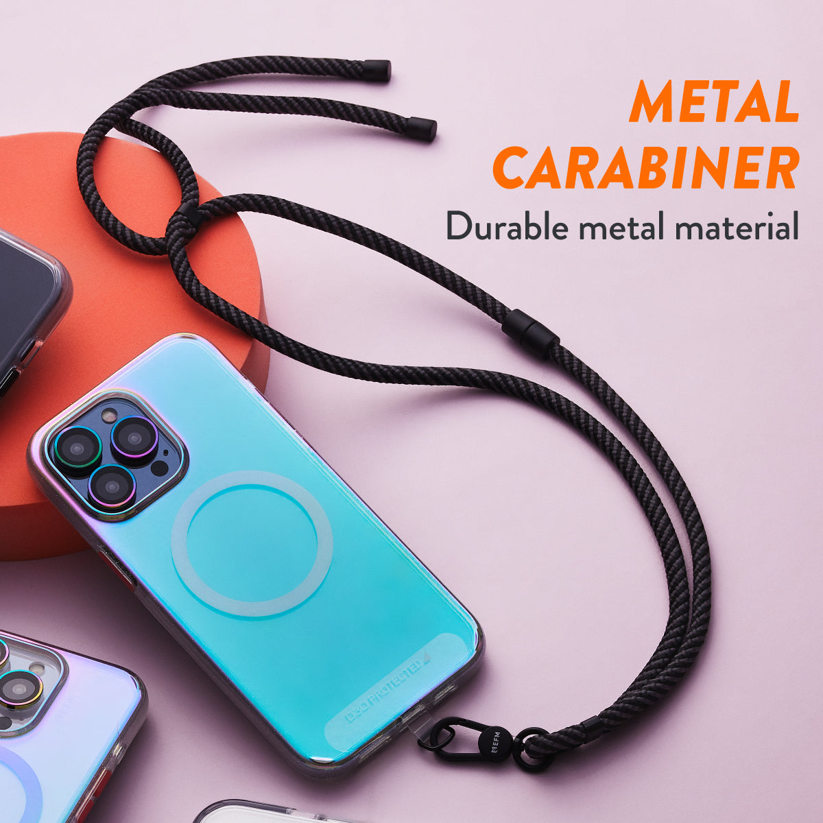 EFM Universal Phone Lanyard | Hands-Free Mobile Strap for All Phones