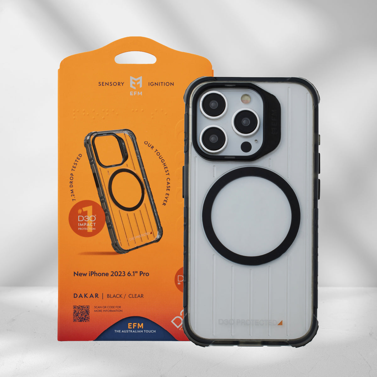 EFM Dakar D3O BIO Case - iPhone 15 Pro Max Protection