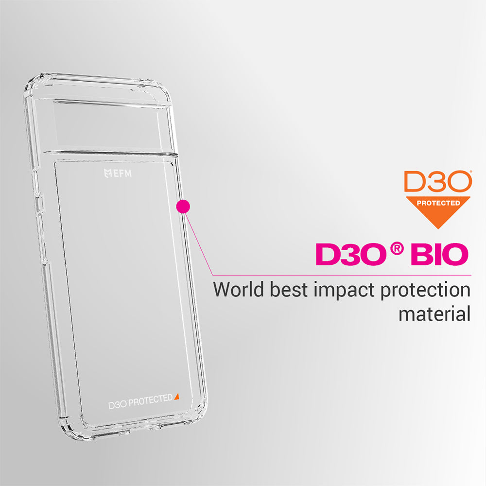 EFM Alta Slim Protective Phone Case with D3O BIO - Clear EFM