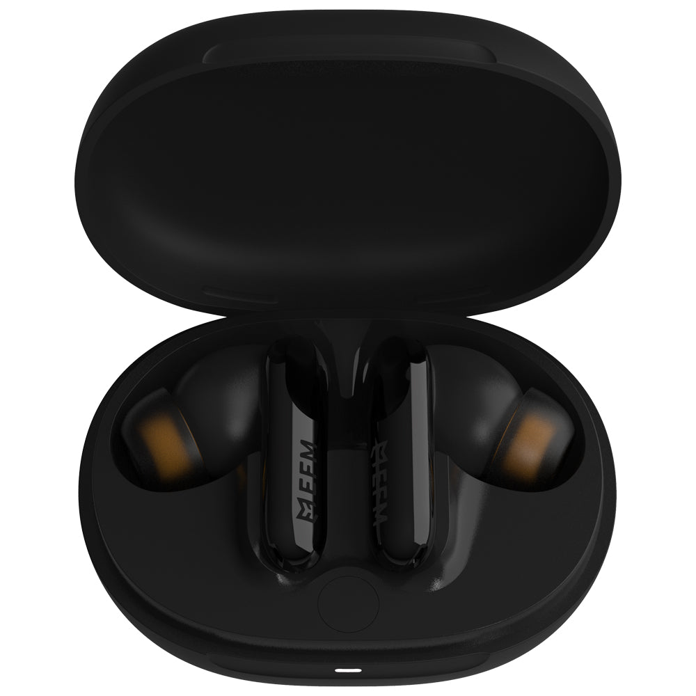 EFM Chicago Wireless Earbuds - Black | Advanced Noise Cancelling 