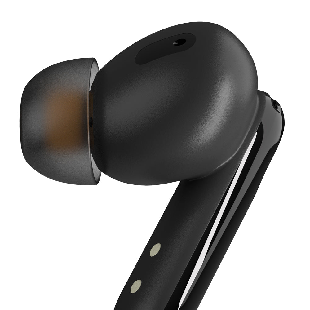 EFM Chicago Wireless Earbuds - Black | Advanced Noise Cancelling 