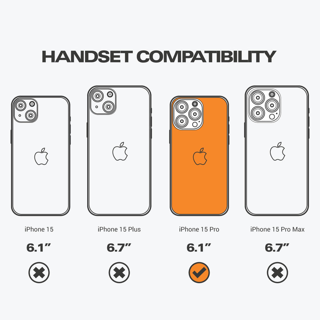 EFM Aspen D3O BIO iPhone 15 Pro Case - Max Drop Protection