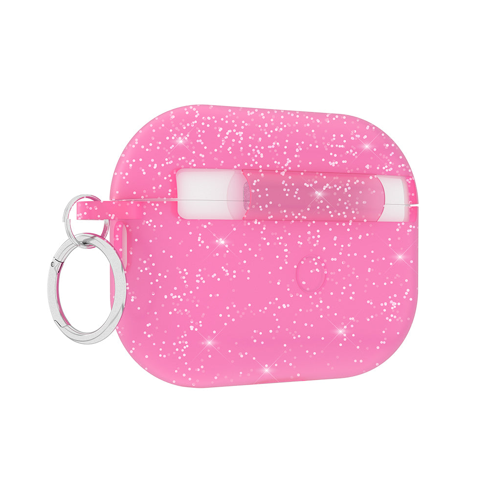 Gelli Pink Sparkle AirPods Pro Case - 1st & 2nd Gen with Clip CASE-MATE