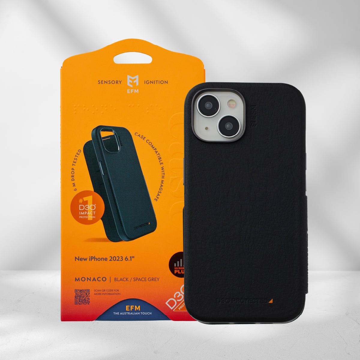EFM Monaco D3O Wallet Case - Ultimate Protection & 5G Signal EFM