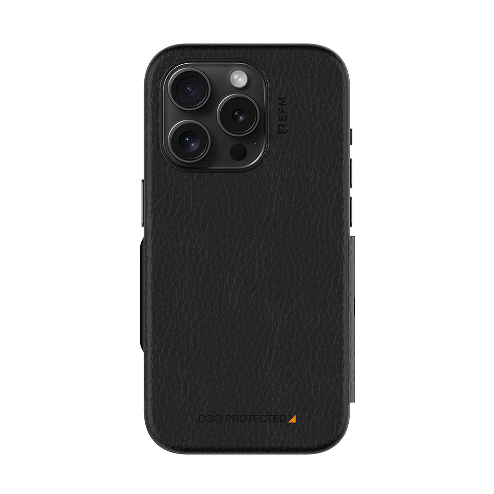 EFM Monaco Wallet Case - D3O & 5G Signal Plus for iPhone 15 Pro