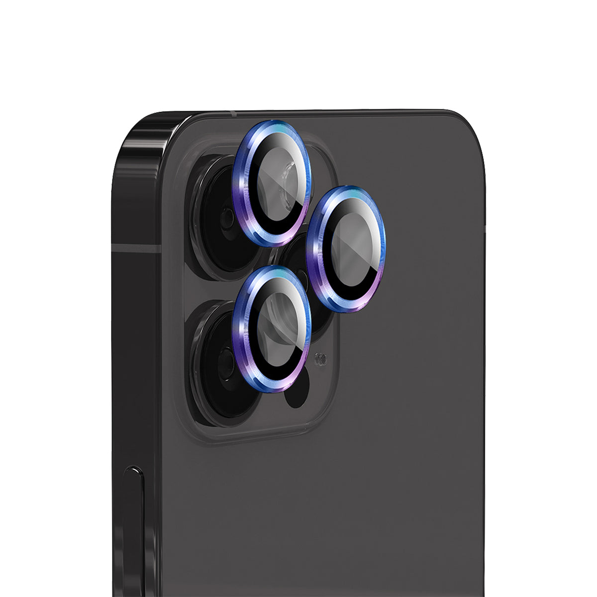EFM Camera Lens Armour for iPhone 15 Pro & iPhone 15 Pro Max - Rainbow Nirvana