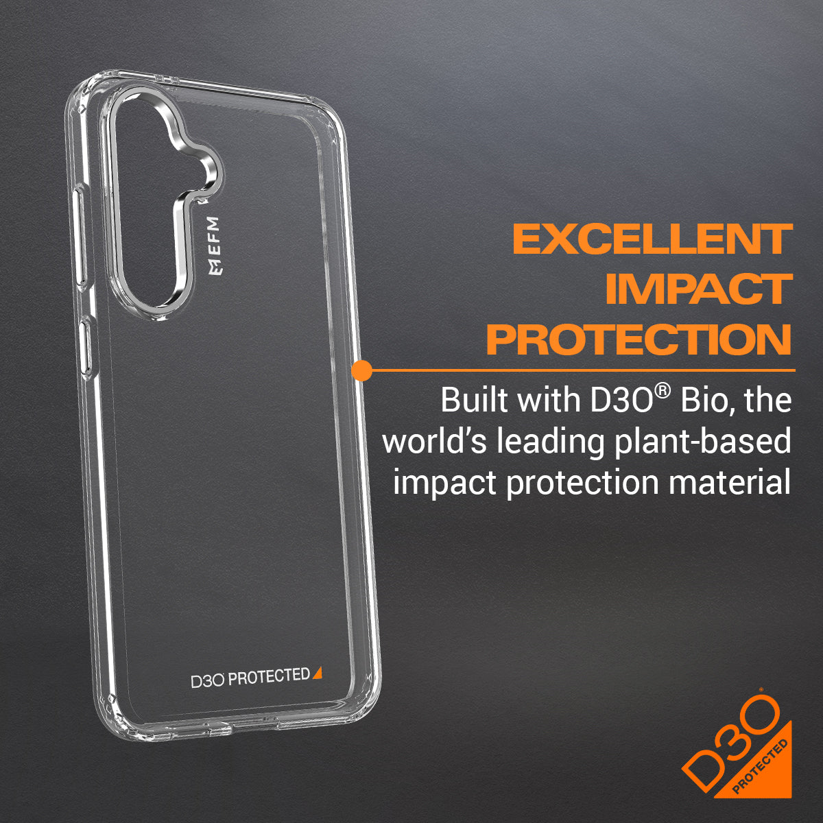 Samsung Galaxy S24 EFM Volta D3O BIO Case - Tough Protection