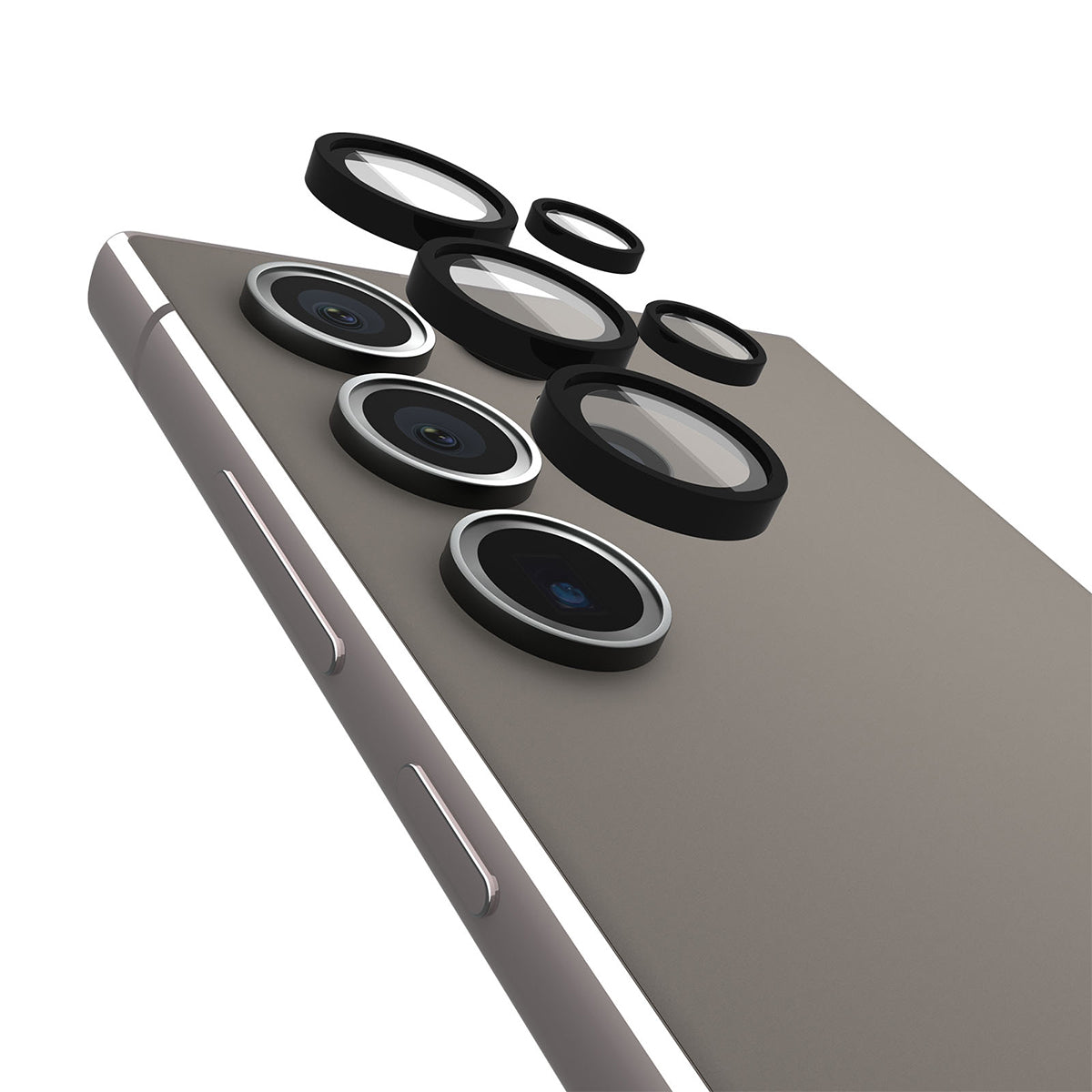 Case-Mate Aluminum Ring Lens Protector for Samsung Galaxy S24 Ultra - Black
