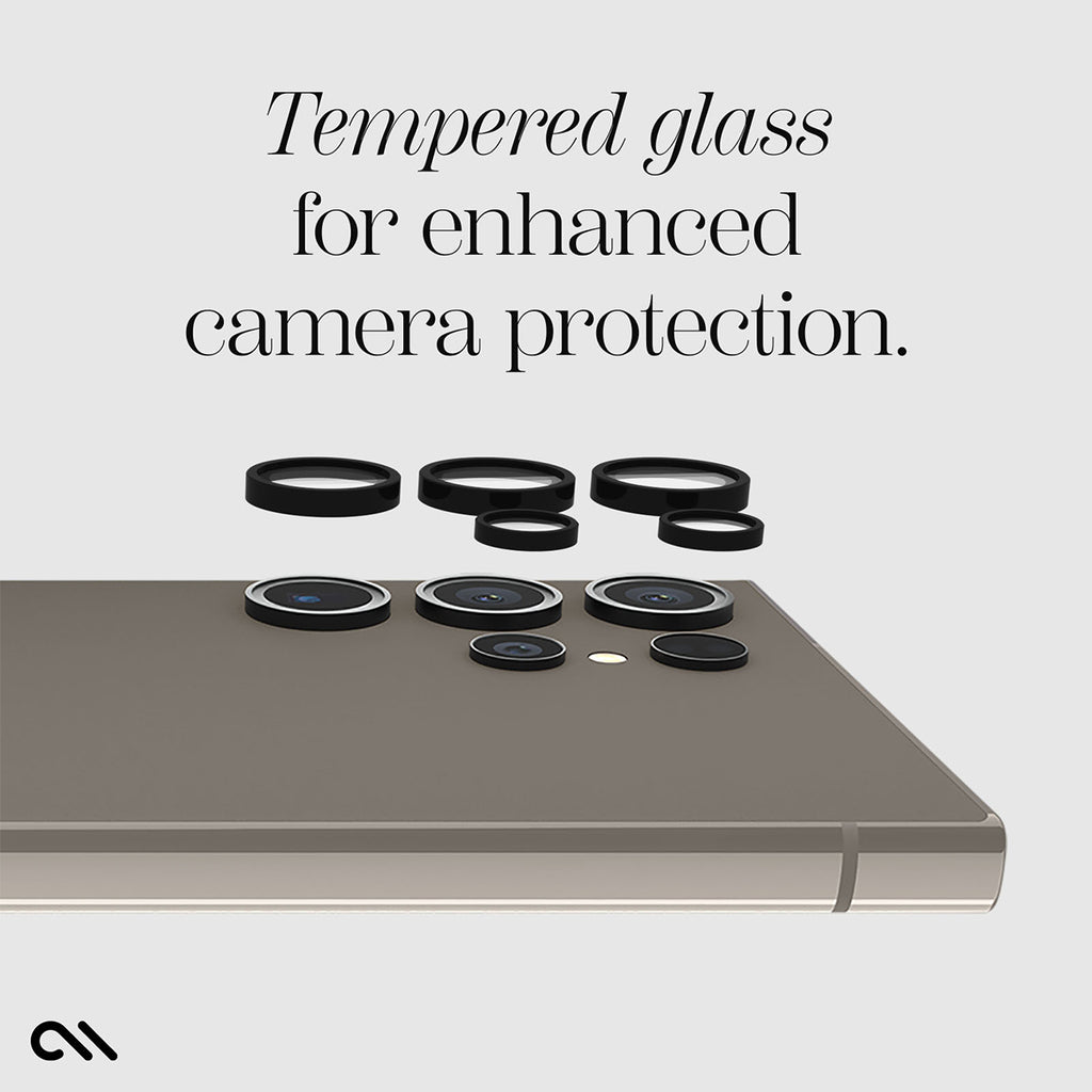 Phone Camera Lens Protector | HD Tempered Glass & Metal CASE-MATE