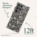 Petite Fleurs Floral Samsung Galaxy Case | 12ft Drop Protection CASE-MATE