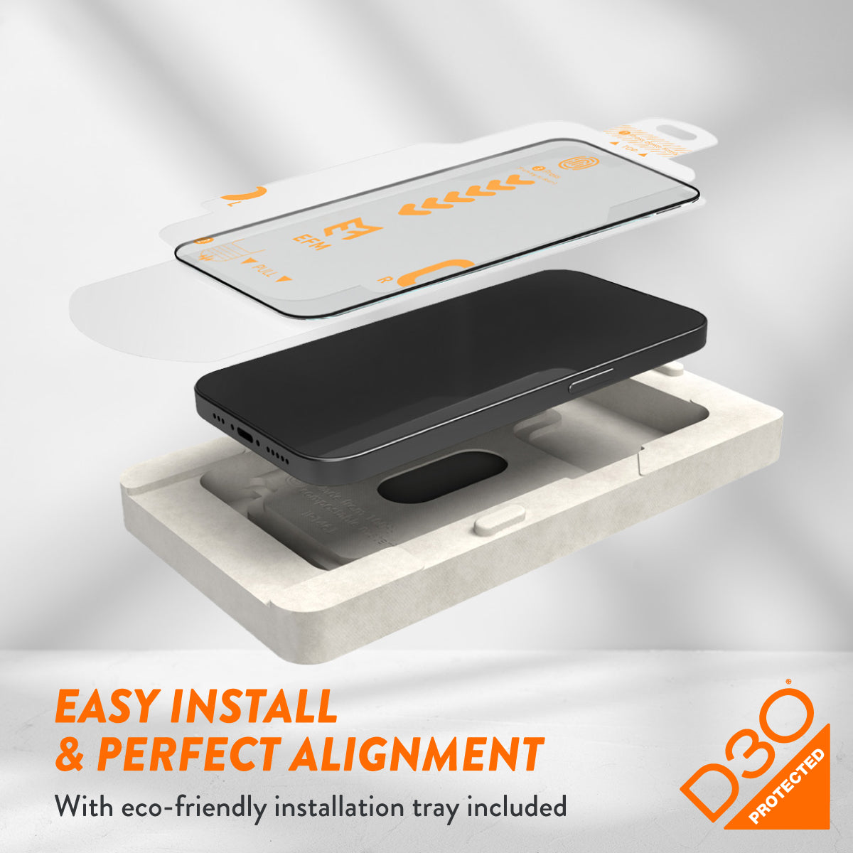 EFM ScreenSafe D3O Glass Screen Protector EFM