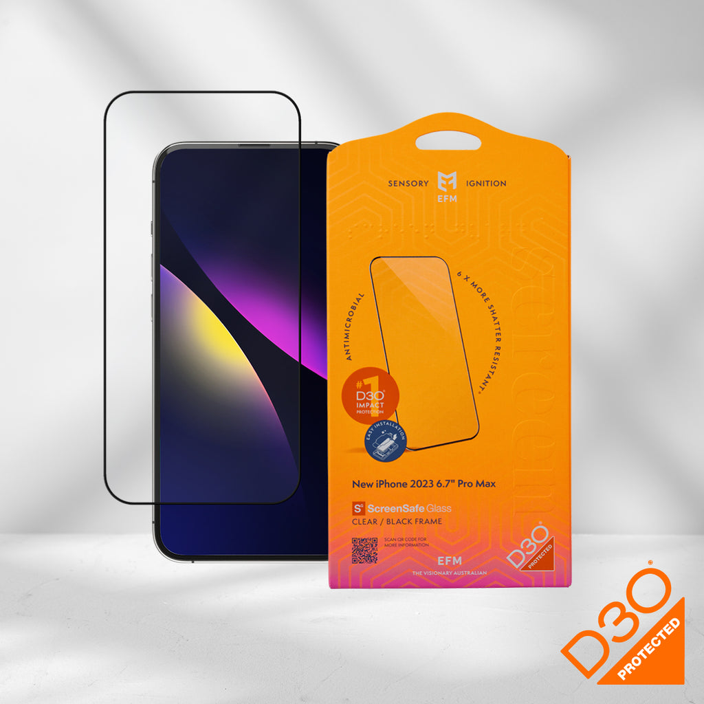 EFM ScreenSafe D3O Glass Screen Protector EFM