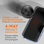 EFM Privacy Glass Screen Protector - Keep Your Screen Private EFM