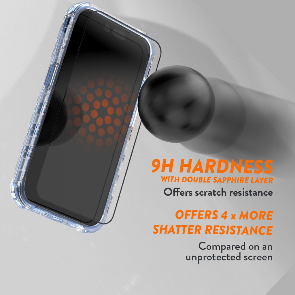 EFM TT Sapphire Screen Protector for iPhone 15 Plus - Ultra Durable