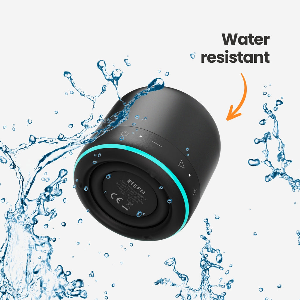 EFM Cloudbreak Mini Portable Bluetooth Speaker with Dynamic Lights 