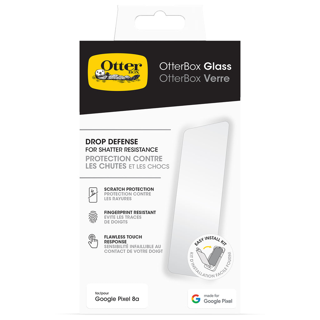 Otterbox Trusted Glass Screen Protector for Pixel 8a Clear 