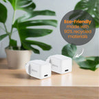 EFM ECO 20W Fast Charger: Power Delivery & PPS - White