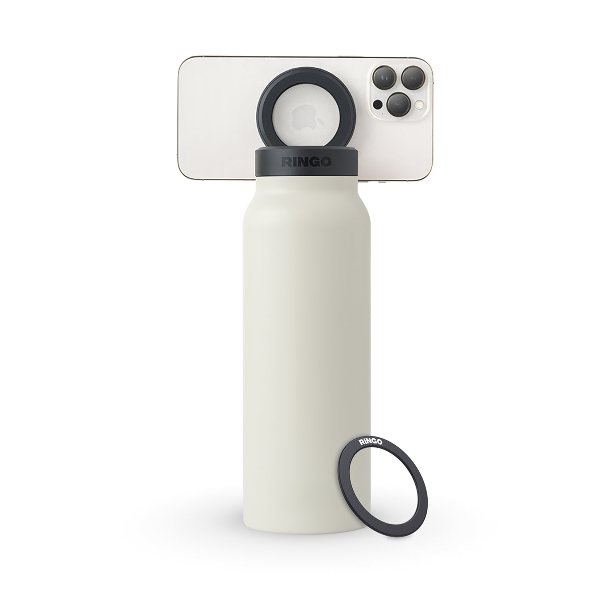 Ringo Magnetic Phone Mount Water Bottle - Hands-Free Hydration RINGO