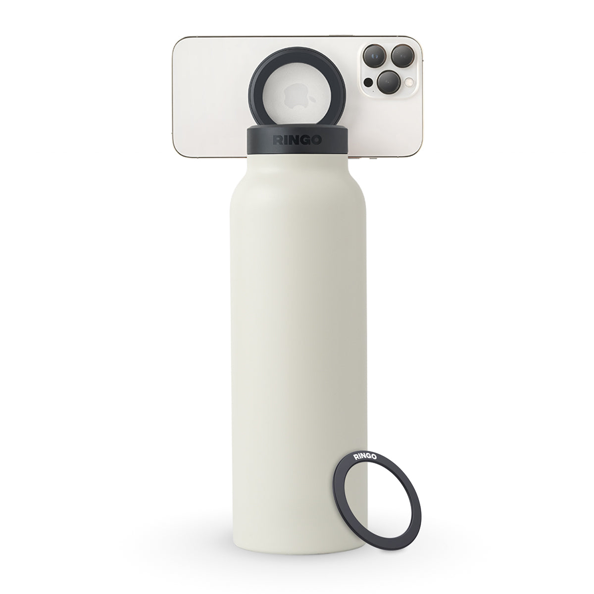 Ringo: Insulated Water Bottle with Magnetic Phone Mount RINGO