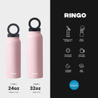 Ringo: Magnetic Phone Mount Insulated Water Bottle - Hands-Free RINGO