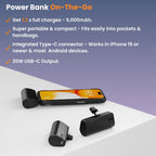 EFM 5000mAh Portable Power Bank - On-The-Go Phone Charger EFM