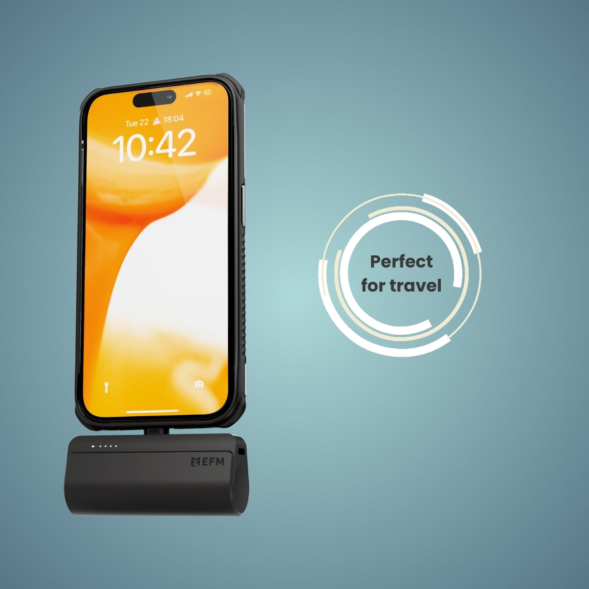 EFM Twin Pack USB-C Portable Power - Black