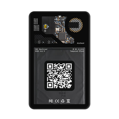 AirCard: Slim Apple Find My Wallet Tracker with Digital Business Card ROLLINGSQ