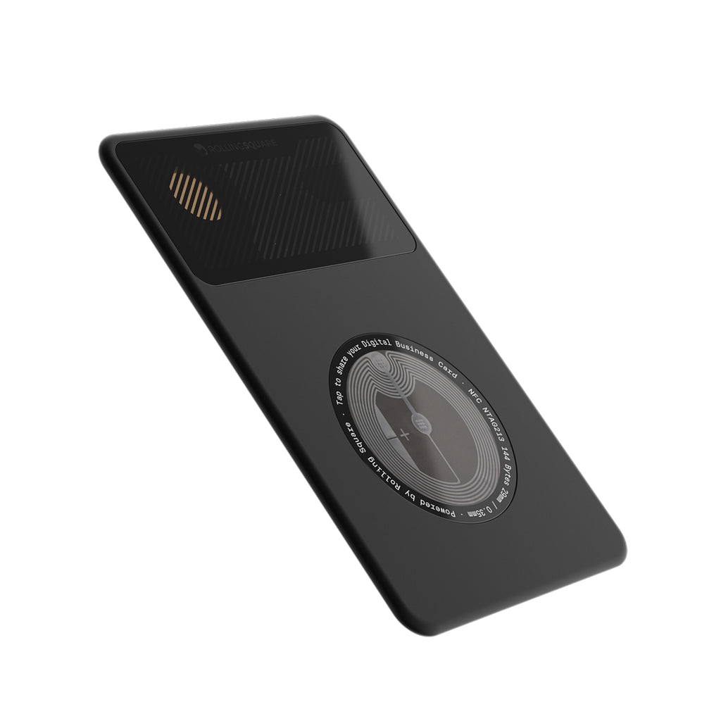 AirCard: Slim Apple Find My Wallet Tracker with Digital Business Card ROLLINGSQ