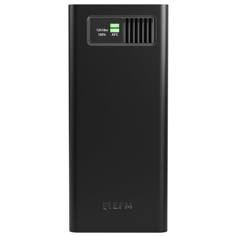 EFM 27000mAh Power Bank: Fast Laptop & Device Charger (Airline Ready) EFM