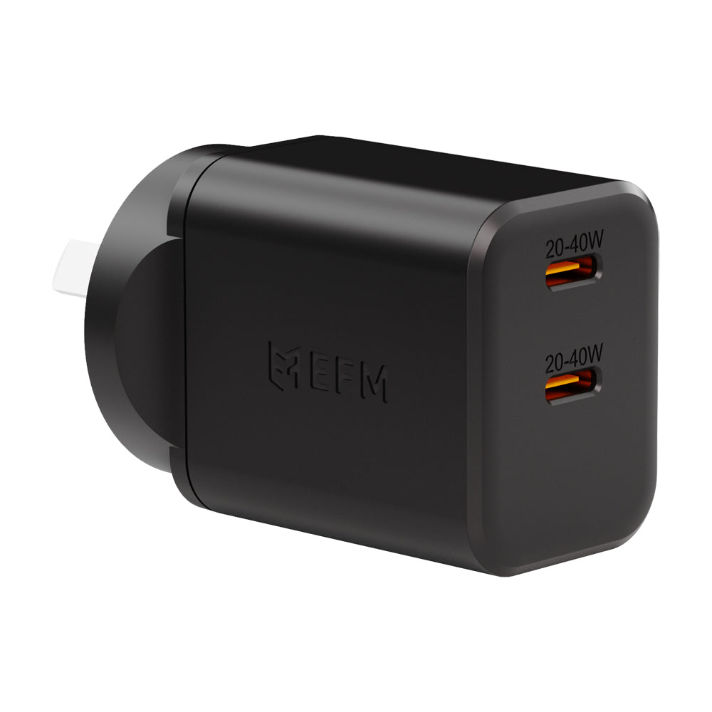EFM ECO 40W Dual Port GaN Fast Wall Charger 